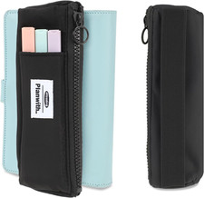 Pen Holder for Notebook Small Pen Holder with Zipper and Adjustable Elastic Band