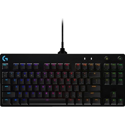 Logitech G PRO TKL mechanische Gaming-Tastatur GX Blue Clicky Switches Lightsync