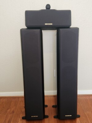 Premium Sonos Grand Piano 2 Tower Speakers w/ Matching Center Speaker