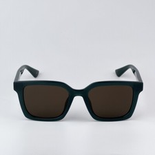 Gucci Women Sunglasses Opal Blue Grey Brown Square GG1582SK 003 AUTHENTIC NEW