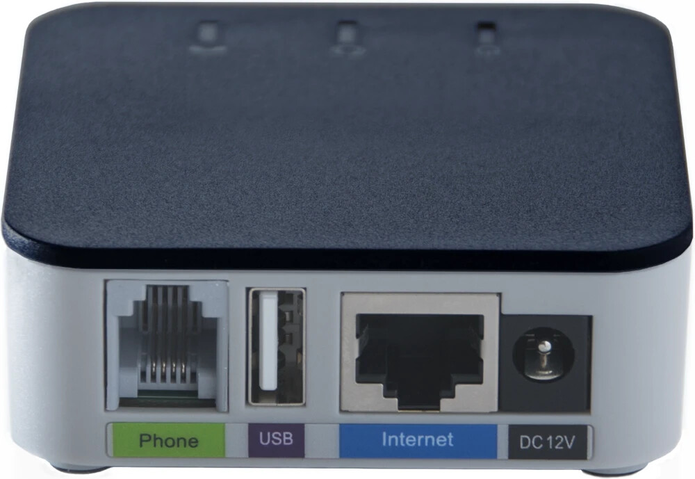 Polycom Obi302 Rear Polycom OBi 302 Voice Adapter - USB FXS ATA For Analog Phones & Fax ...