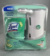Lysol No Touch Hand Soap System Soothing Cucumber Splash Healthy Touch RETIRED