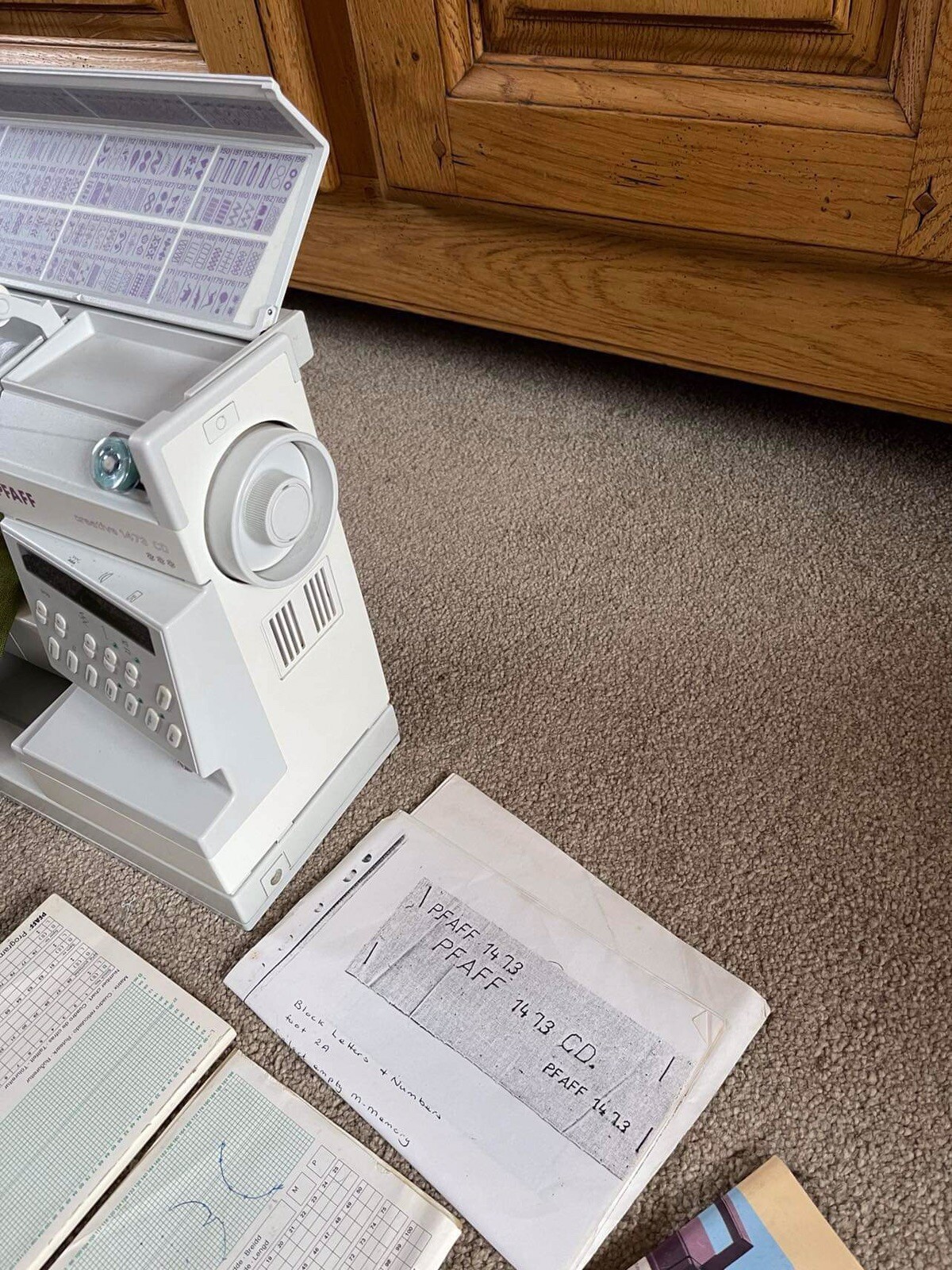 PFAFF CREATIVE 1473 CD PORTABLE DIGITAL SEWING MACHINE VGC eBay