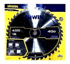 IRWIN Circular Saw Blade 16 Inch 40D Construction CHN 15195