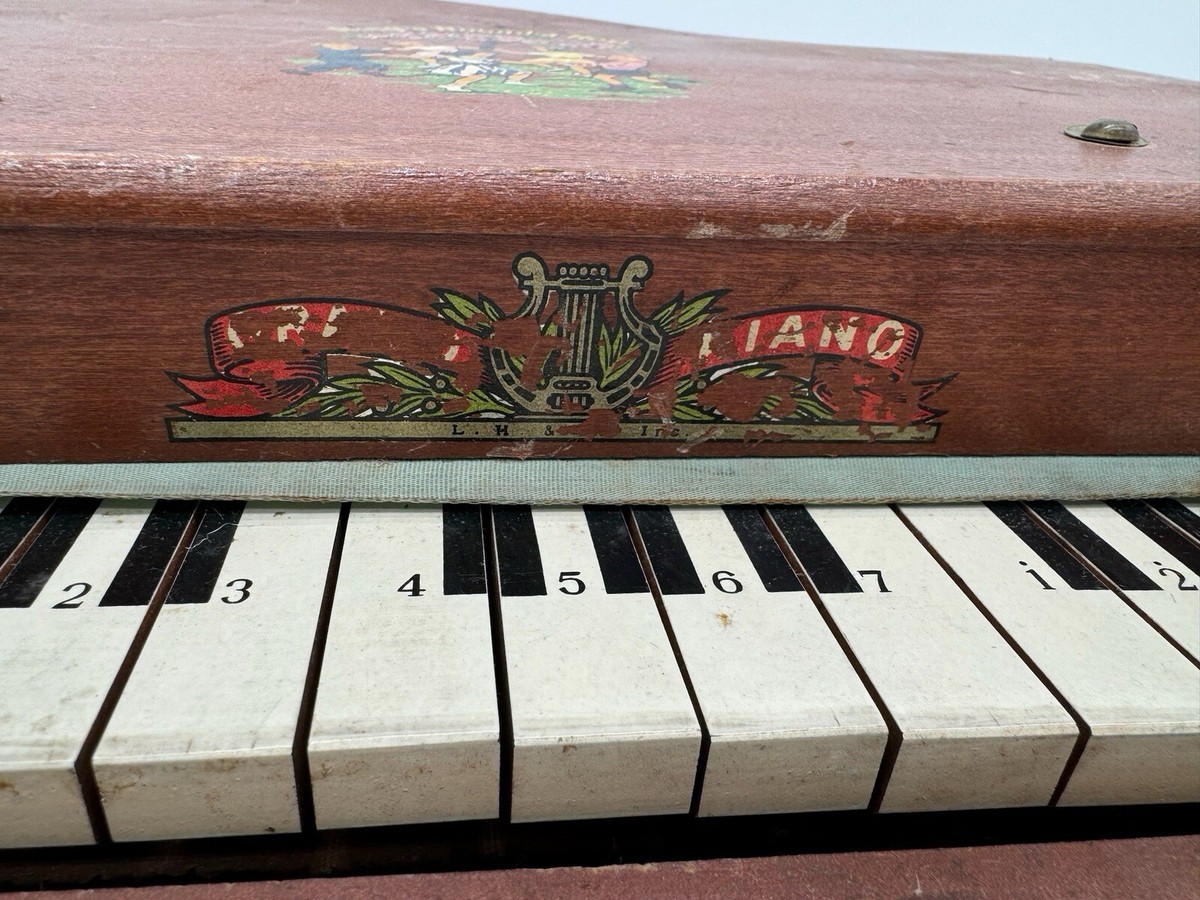 アンティーク　トイピアノ　peace grand piano organ69 : [tp039]Michelsonne PARIS Toy Piano