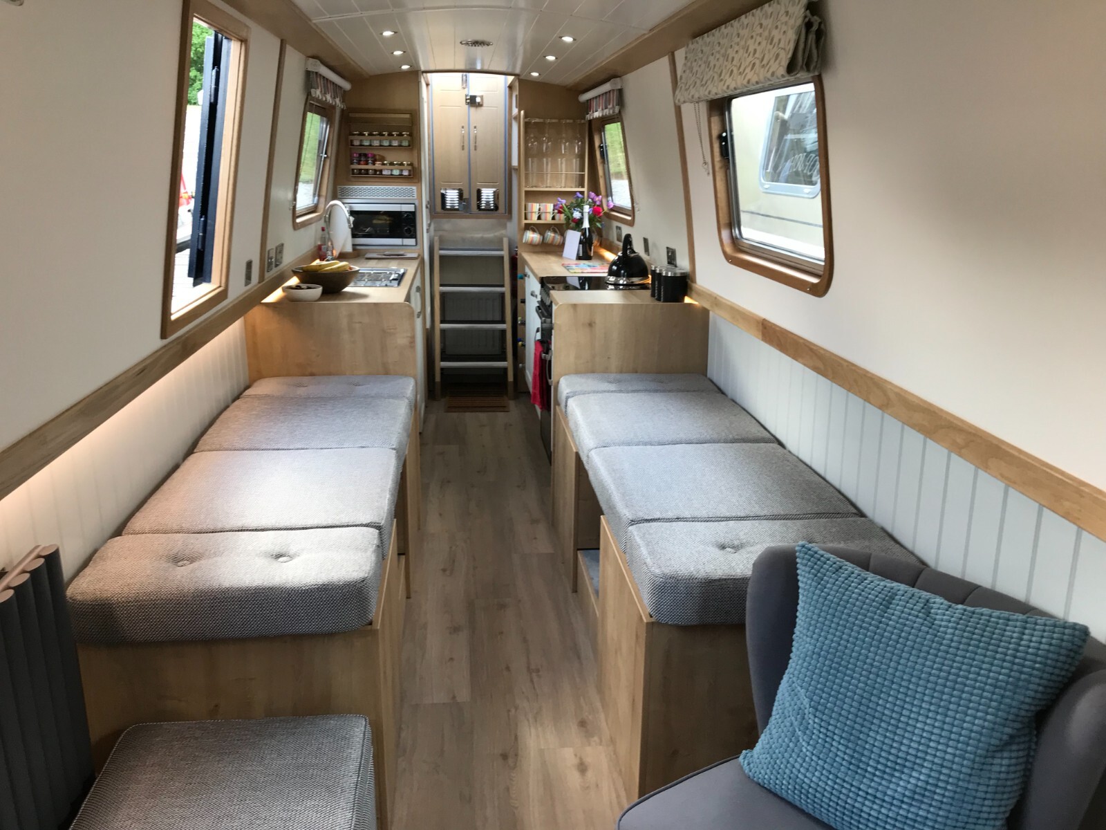 Narrowboat Duplex DEPOSIT Canalboat Boat kit seat sofa bench bed chair eBay