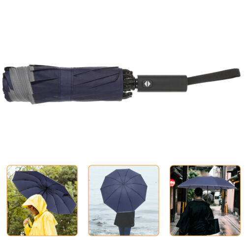  Reflective Umbrella Abs Travel Pocket Umbrellas Car Sunshade Upside down - 第 1/16 張圖片