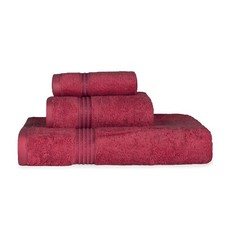 Egyptian Cotton Highly Absorbent Solid Quick Drying 3-Piece Ultra Soft Towel Set