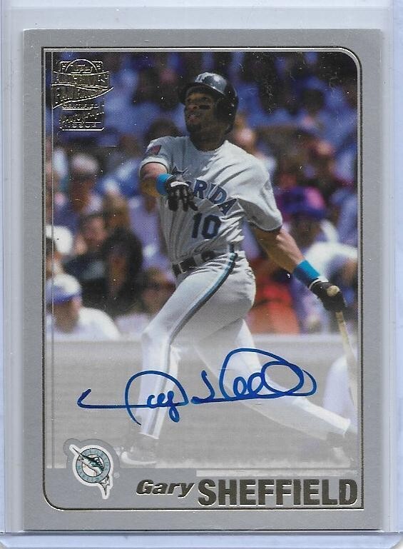 2020 TOPPS ARCHIVES SILVER GARY SHEFFIELD AUTO SIGNED #D99/99