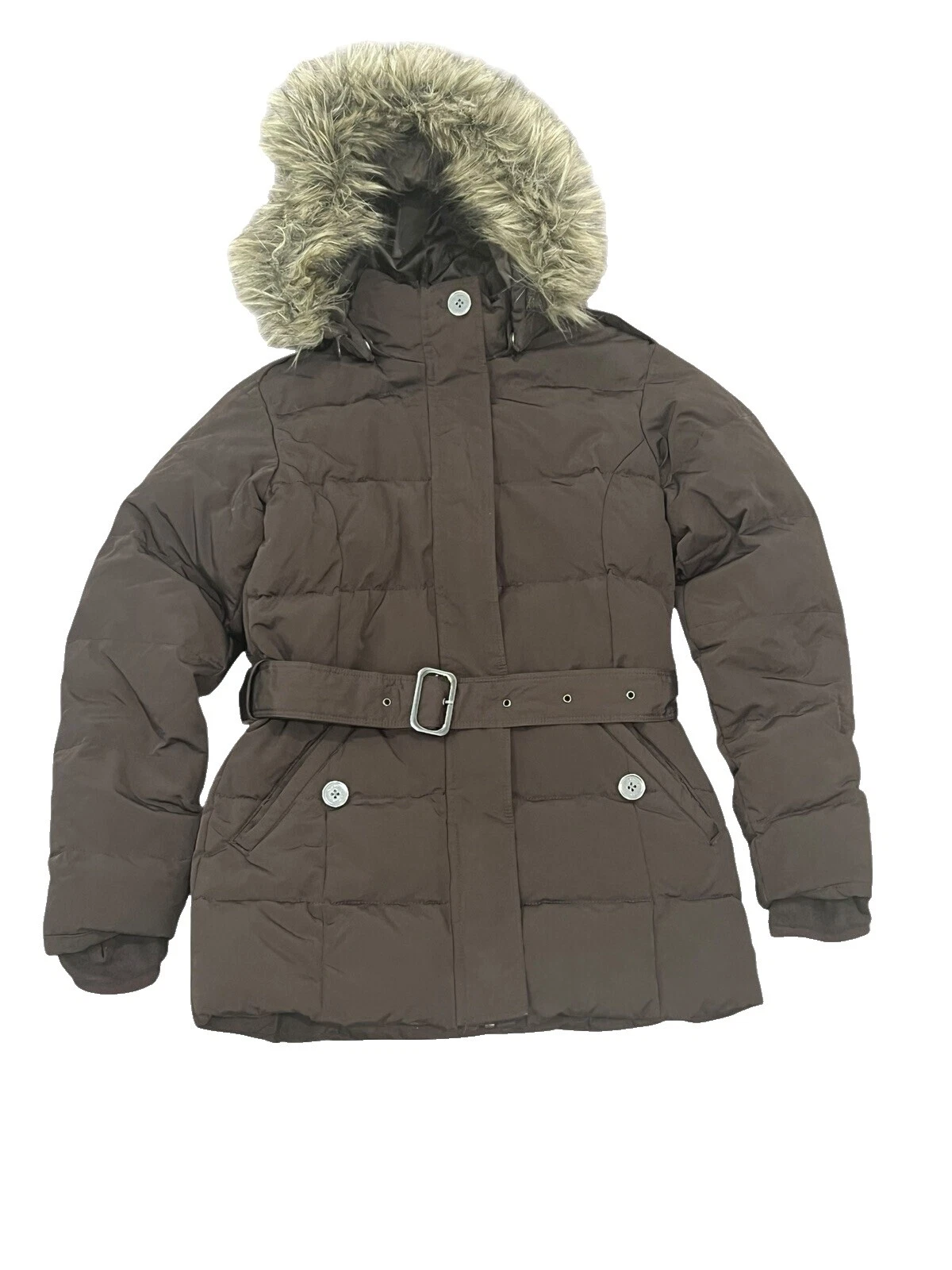 Brown Lands' End Winter Outerwear for Girls