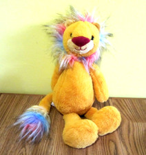 FAO Schwarz Dreamies Rainbow Lion Ultra Plush 16 inch Stuffed Animal