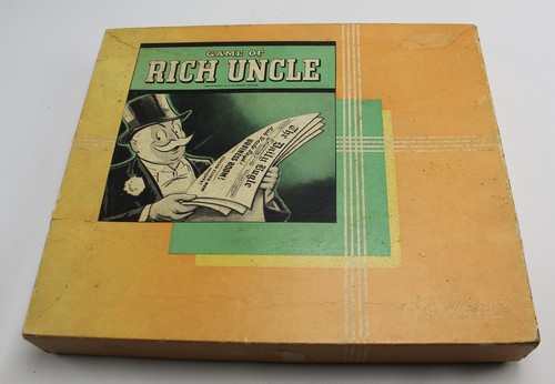 Vintage Game of Rich Uncle Decent Condition with Instruction Sheet 1946