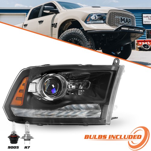 For 2013 2018 Dodge Ram 1500 2500 3500 Led Projector Headlight Lh 