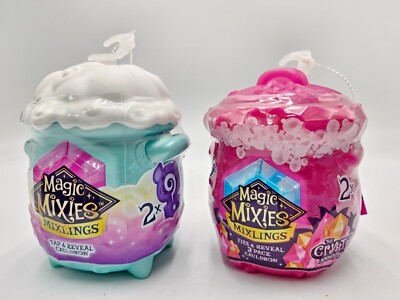 Lot Of 2 New Magic Mixies Mixlings 2-Packs Crystal Woods & Powers Unleashed