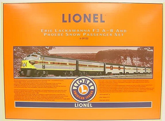 lionel erie lackawanna train set