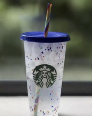 Confetti Starbucks Cup - colour changing
