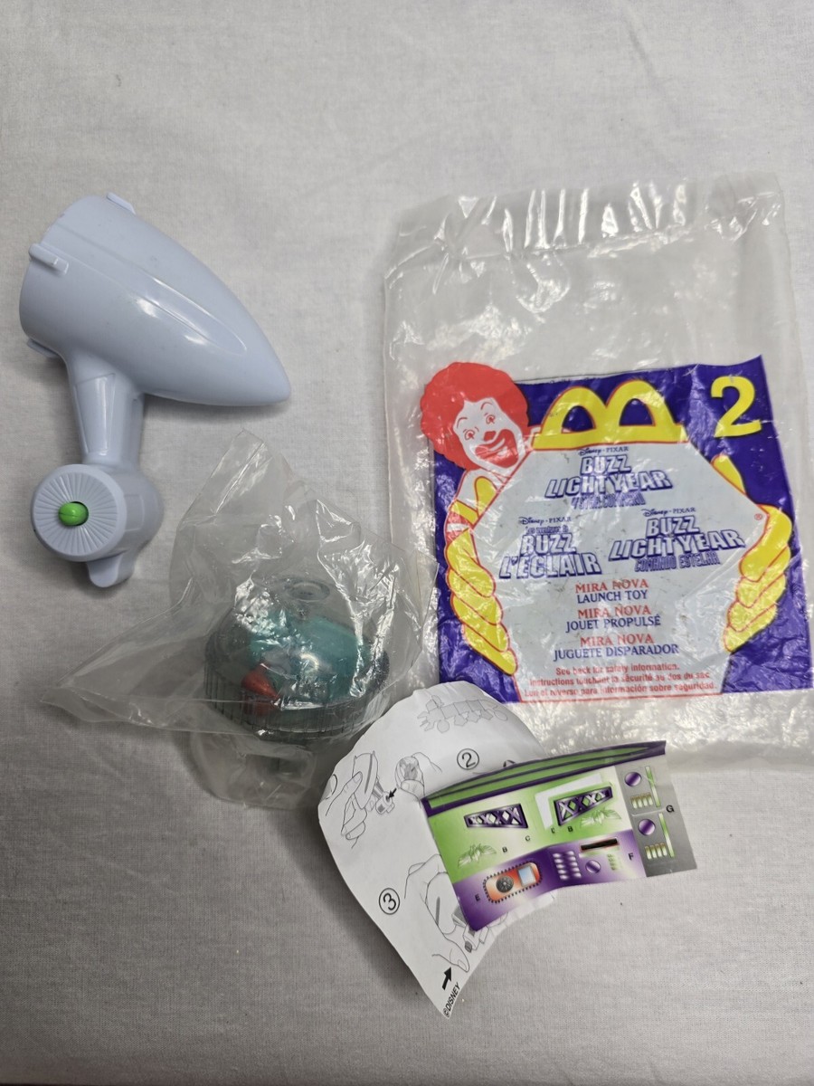 Vintage Disney Buzz Lightyear 2001 McDonald's Mira Nova Launch Toy