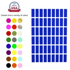 Name Tags Stickers 1 inch x 3/8 inch Adhesive Rectangular Labels for Marking 