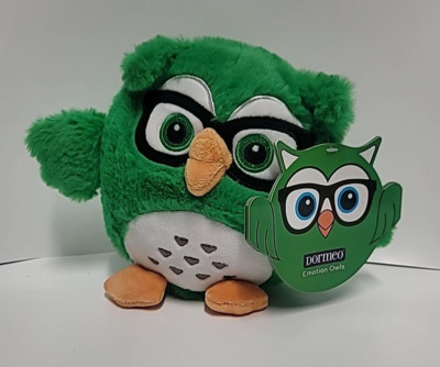 Hoo Hoo emotions Owl dormeo pink Plush stuffed animal toy 6''