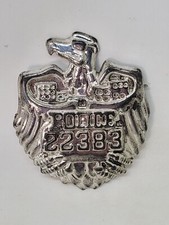 Vintage Child Toy Police Plate 22383 American Plastic