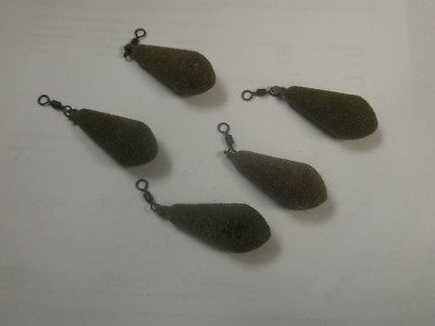 Korda 5 x Carp fishing leads TEXTURED DISTANCE CAST SWIVEL 3oz