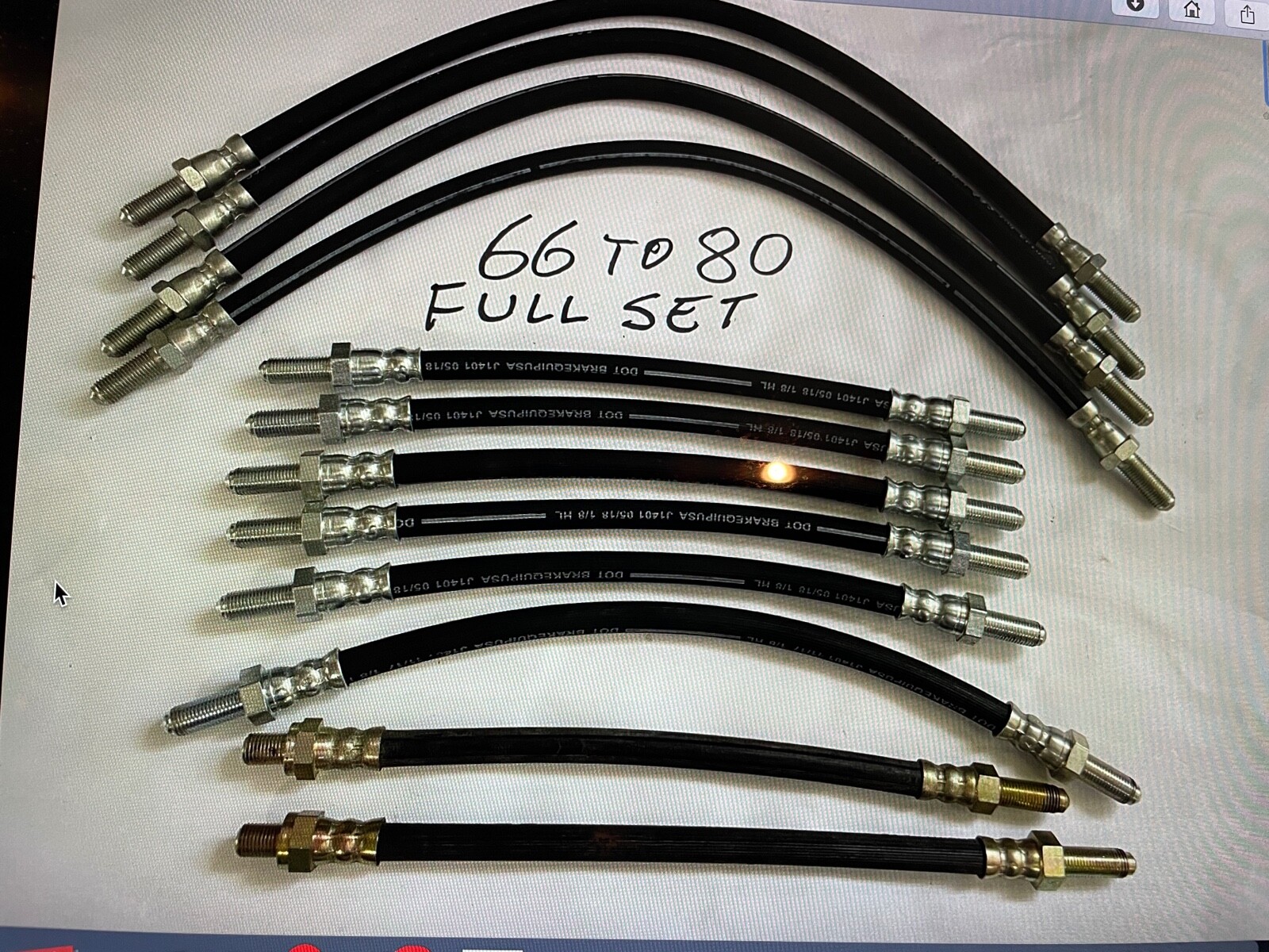 Rolls-Royce Silver Shadow, Wraith,Corniche UR17334 ACCUMULATOR Hose