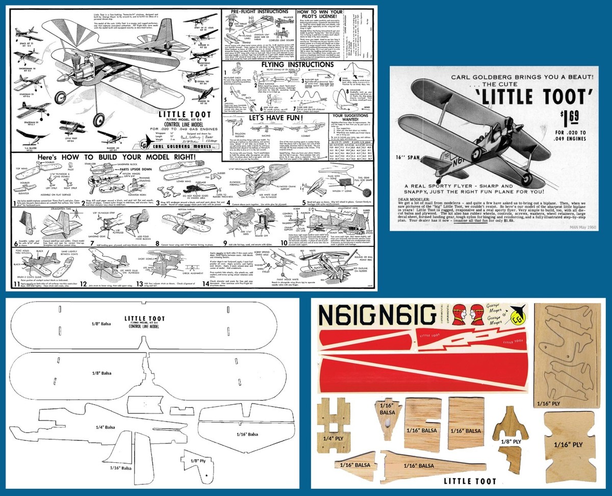 U/C飛行機　リトル　ウイザード　Carl GoldBerg Models社製 U/C飛行機 リトル ウイザード Carl GoldBerg Models社製