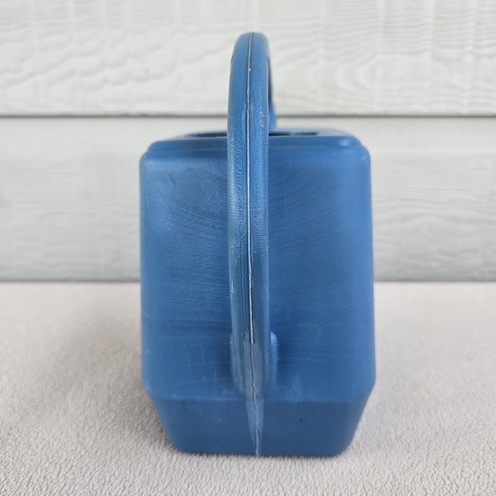 Misco Enterprises Blowmold Plastic Blue Rose Watering Can VTG Long Spout