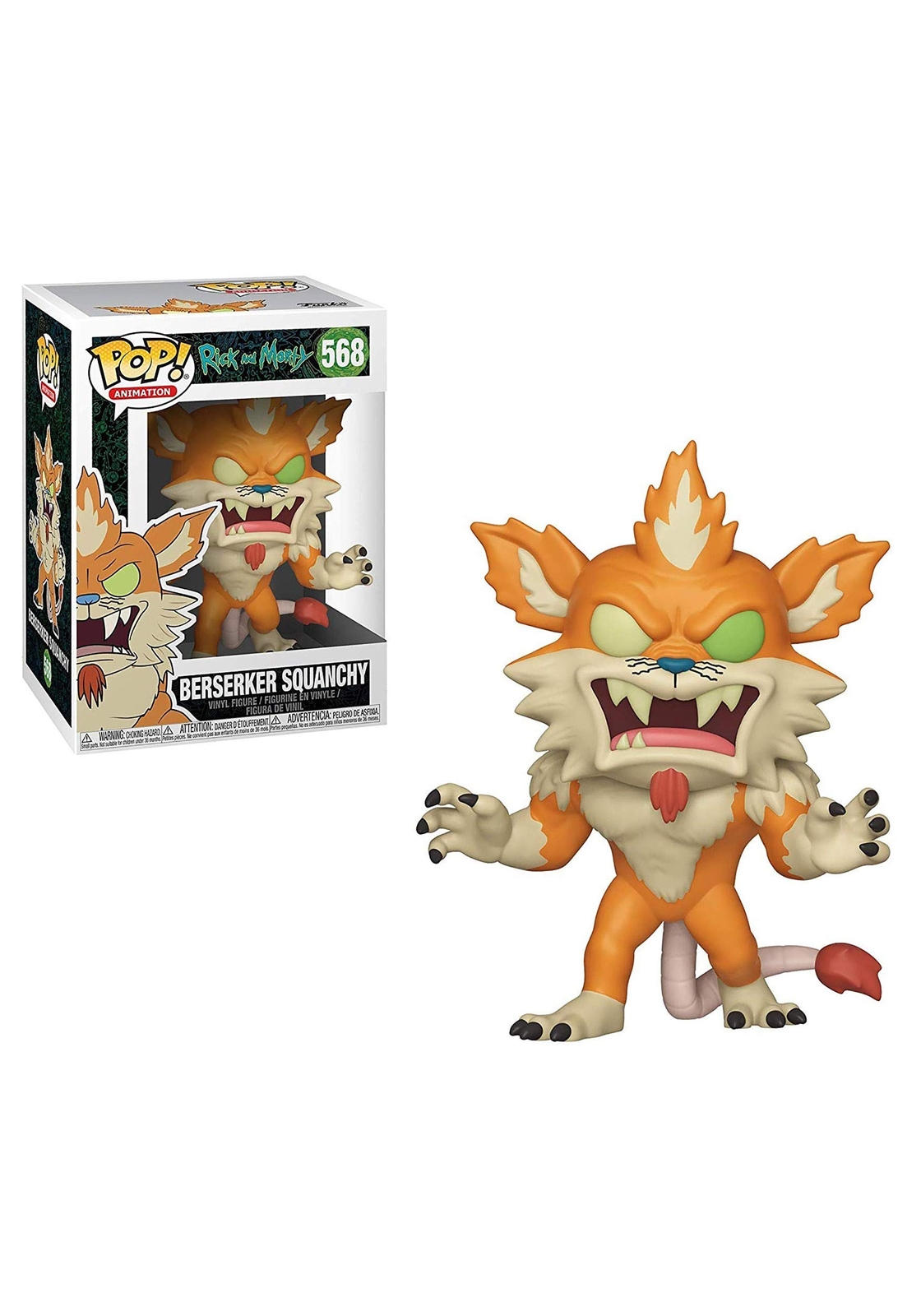 Funko Pop R&m S6 - Berserker Squanchy Vinyl Figure 10cm
