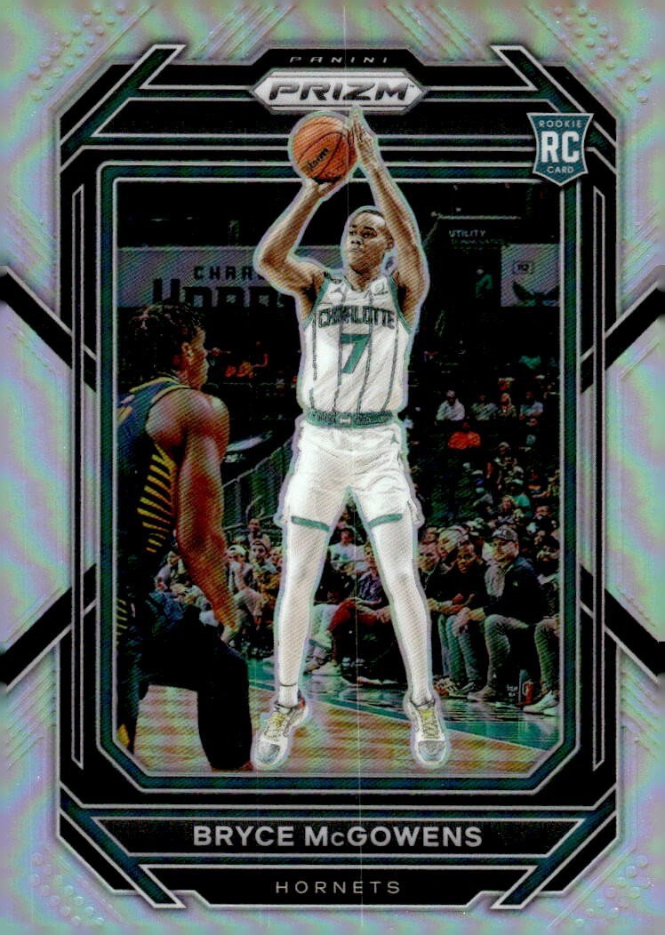 2022-23 Panini Prizm Silver #222 Bryce McGowens RC - Charlotte Hornets