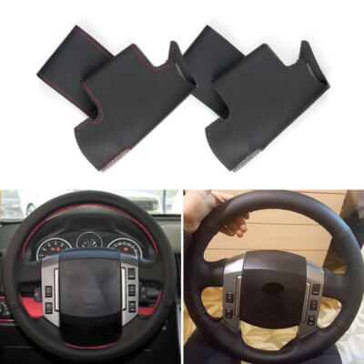 DIY Hand Stitch Steering Wheel Leather Trim For Land Rover Discovery 3 04-09 LR3