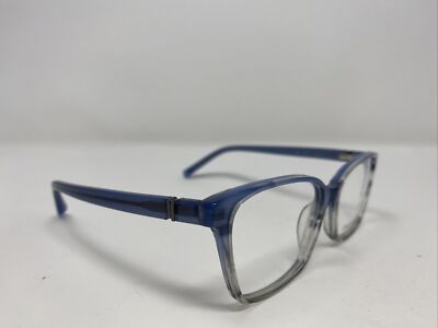 JONES NEW YORK BLUE GREY EYEGLASS FRAME 52 15 140 Jones New York Eyeglassess Frames J761 52-15-140 Blue Full  main image 3