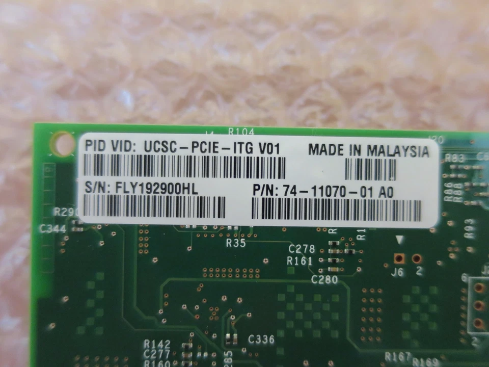 Cisco UCSC-PCIE-ITG X540 2 Port 10GBase-T PCI-E Network Adapter 74-11070-01 - Image 2 of 4