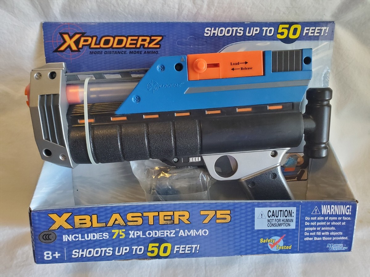 Xploderz Xblaster 75 NIB Shoots Up To 50 Feet. | eBay