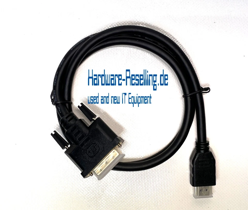 DELOCK HDMI zu DVI 24+1 Kabel bidirektional 1,0 m Schwarz  85652 - Bild 2 von 4