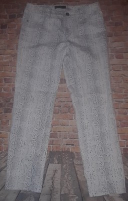 MARCCAIN Snake-Print stretch jeans colour 317 size N4 US 10