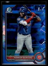 Ronnier Quintero 2022 Bowman Chrome Sapphire Edition Card #BCP-124