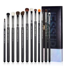 Eyeshadow Brush Set 12pcs Eye Makeup Brushes Set Professional Premium Sytheti...