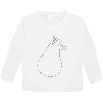 Kinder / Kinder Langarmshirt Baumwolle ''Ripe Pear Fruit'' (KL054658)