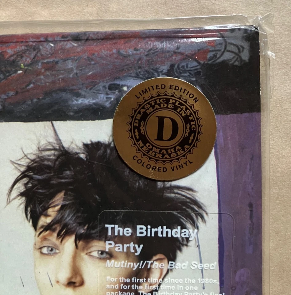 THE BIRTHDAY PARTY The Bad Seed /Mutiny 12" EP's + 7" Colored Vinyl US Nick Cave - Image 4 of 4