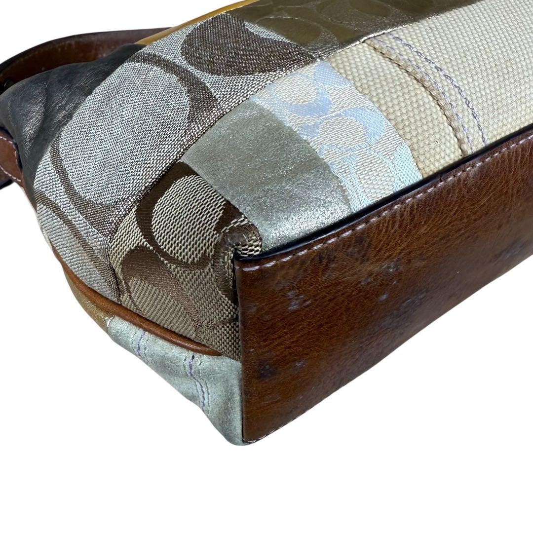 Accessory Pouch COACH Patchwork Snakeskin Multi M… - image 10