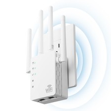 WiFi Extender with Ethernet Port, Covers Up to 13888 Sq.ft and 150 Devices, ...