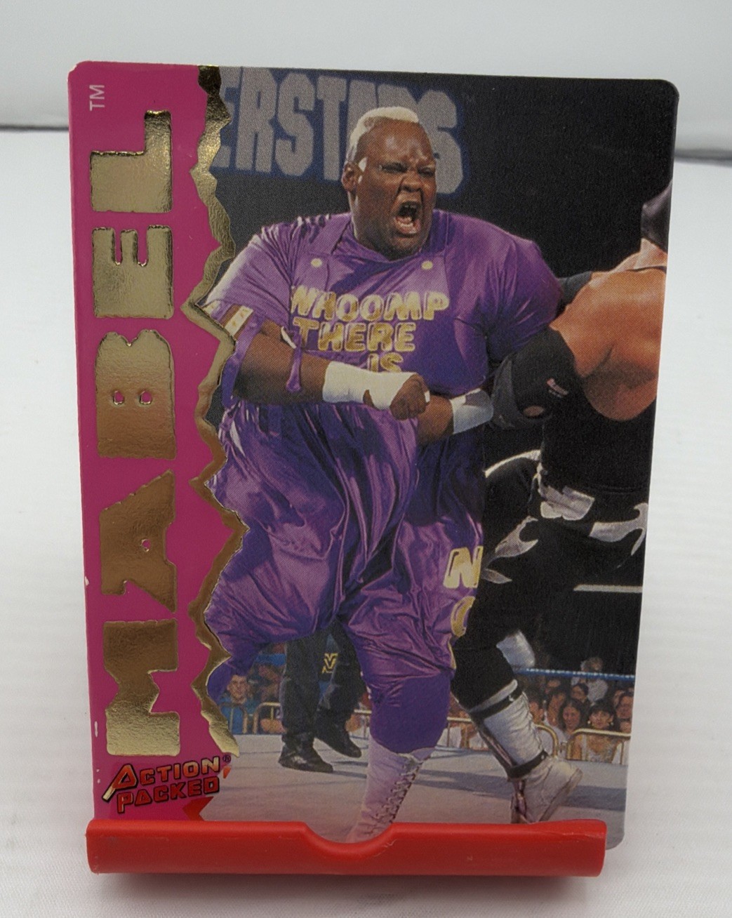 1995 Action Packed WWF Pro Wrestling Card #22 Mabel.
