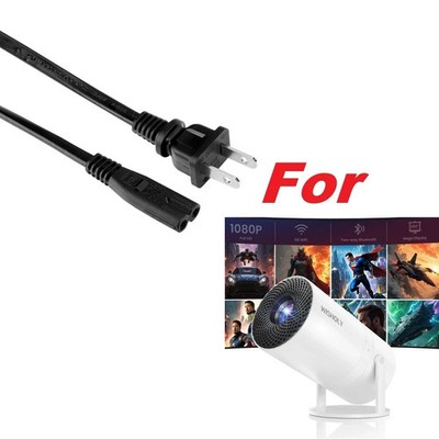 AC Power Cord for WISHOLY X3 X5 Full HD Mini Portable Projector