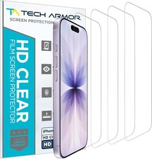 4PCS Screen Protector for iPhone 17 6.3 Inch HD Clear Film Easy Installation