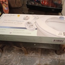 LUXE Bidet W85 Fresh Water Dual-Nozzle Non-Electric Bidet Attachment Pearl Grey