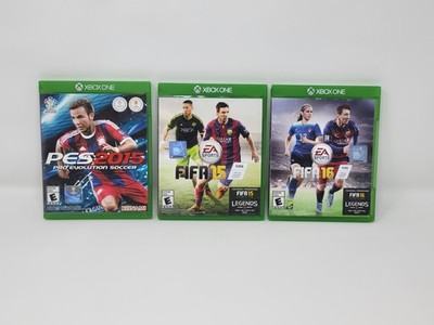 FIFA 15 16 & PES 15 Xbox One Lot Lot of 3 XB1 Complete CIB Tested Free US Ship