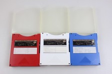 Lot of 3 Pioneer PRW1141 6 Disc CD Magazines- Red/White/Blue with Sleeves