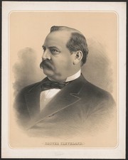 Grover Cleveland Portrait 1884 Art Print