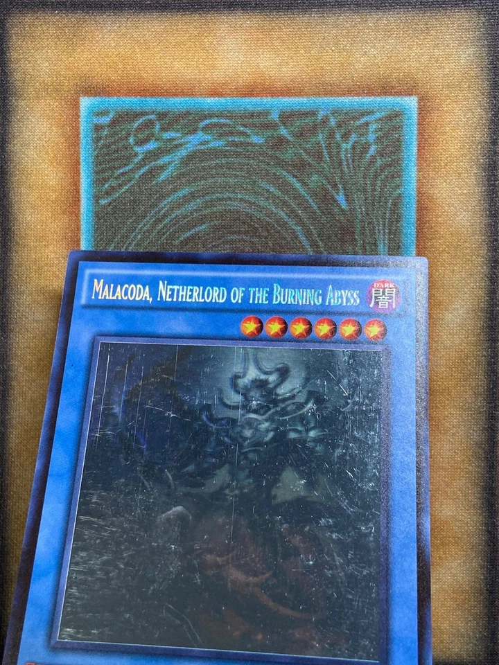 Yugioh Malacoda, Netherlord of The Burning Abyss SECE-EN085 Ghost Rare 1st Ed NM - Image 2 of 4